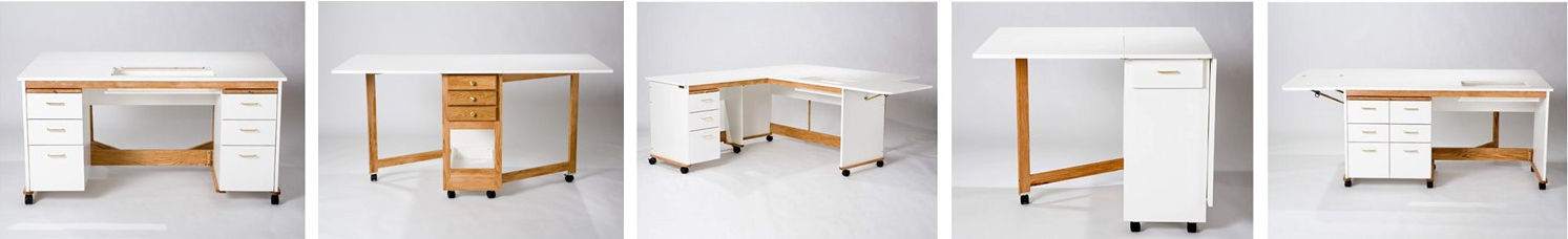 The Tracey's Tables range of sewing room cabinets and tables